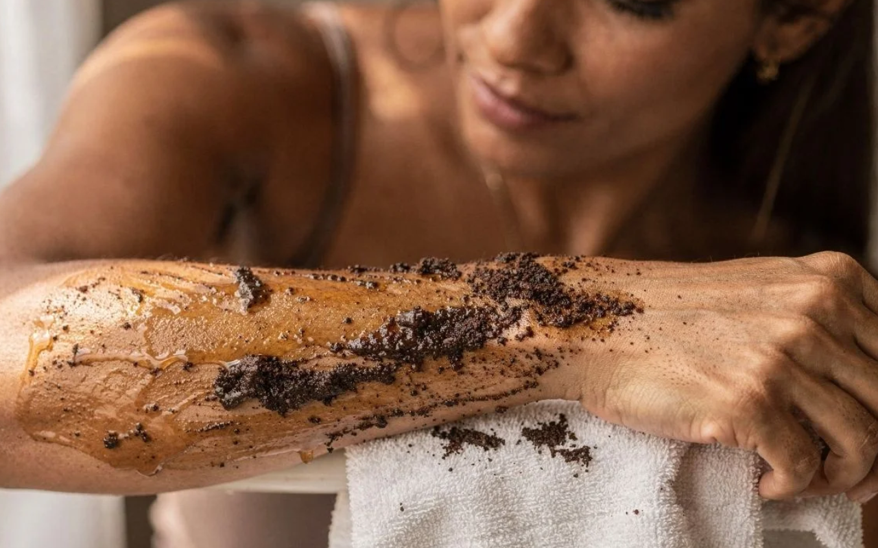 Não jogue fora! Como fazer esfoliante caseiro de café e óleo de coco para renovar a pele
